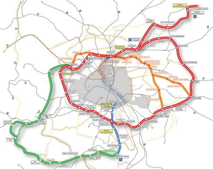 Plan Projet Grand Paris